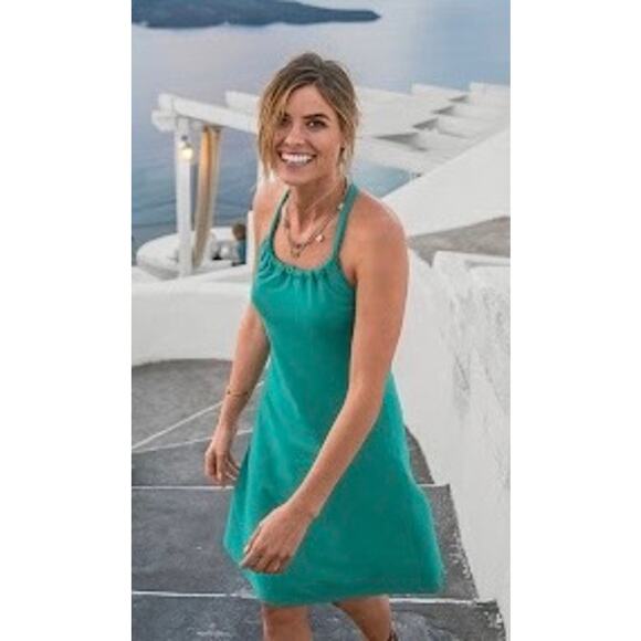 Prana Green Dragonfly Quinn Racerback Athletic Mini Dress - XS - Picture 2 of 10